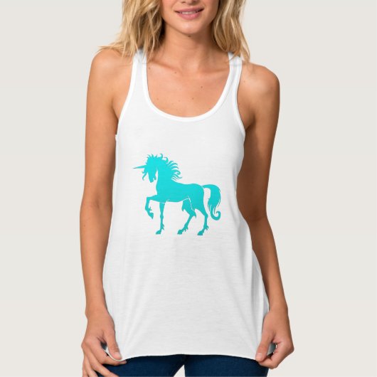 Dansend Unicorn Silhouette T-shirt (Voorkant)