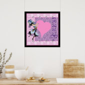 Dansend  ventilatorfantastisch design LeahG Poster (Keuken)
