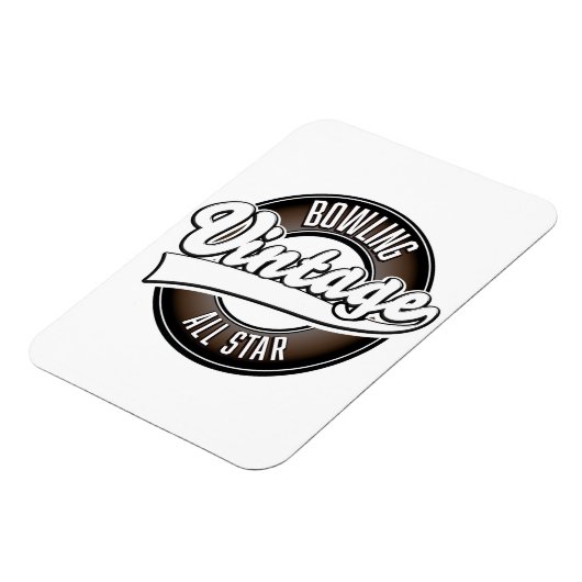 Dansend vintage all star logo magneet (Linkerzijde)