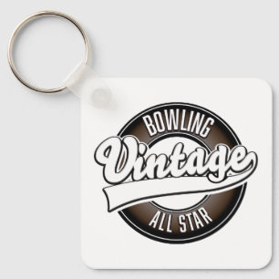 Dansend vintage all star logo sleutelhanger