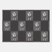 Dansend vriendin in het donker inpakpapier vel (Voorkant 2)