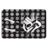 Dansend vriendin in het donker magneet (Horizontaal)