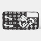 Dansend vriendin in het donker samsung galaxy hoesje (Achterkant horizontaal)