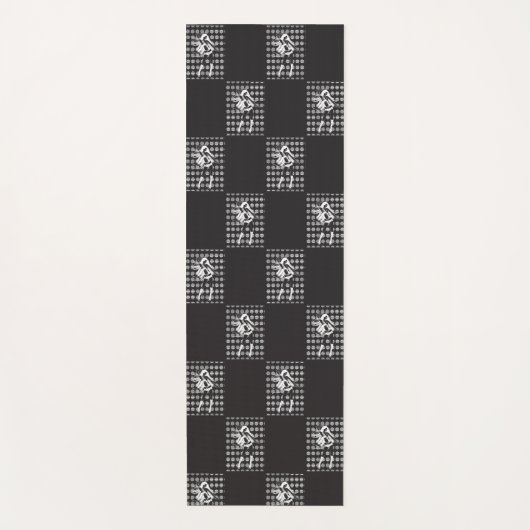 dansend vriendin yogamat (Voorkant)