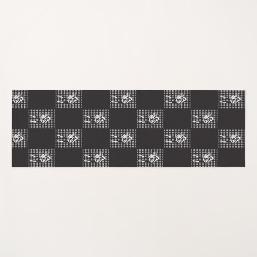 dansend vriendin yogamat (Voorkant (horizontaal))