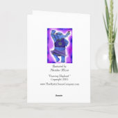 Dansend Wenskaart Kaart (Achterkant)