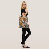 Dansend Zonnebloem Patronenontwerp Tote Bag (Op model)