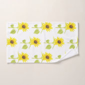 'Dansend zonnebloempatroon' Bad Handdoek (Handdoek)