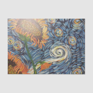 Dansend zonneblokpapier tissuepapier