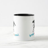 Dansende 2 koffiemok mok (Midden)