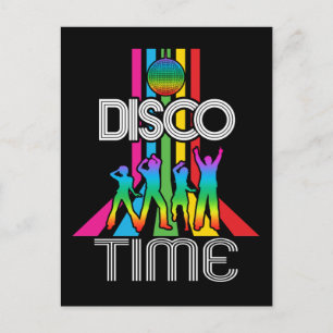 Dansende 90s Party Music Disco Retro Briefkaart