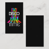 Dansende 90s Party Music Disco Retro Visitekaartje (Voorkant / Achterkant)