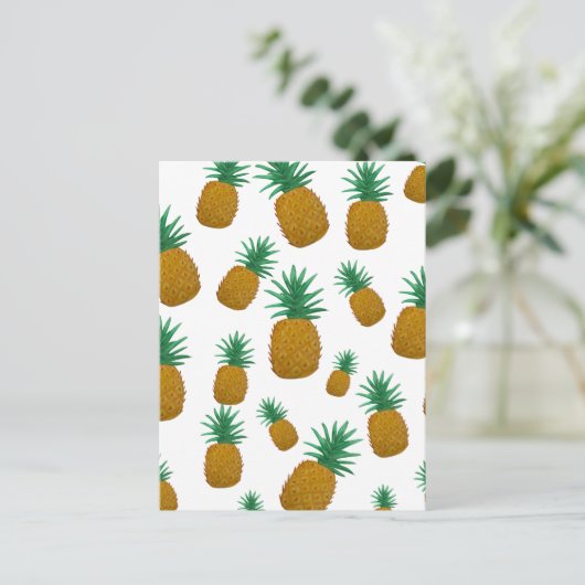 Dansende ananas briefkaart (Staand voorkant)