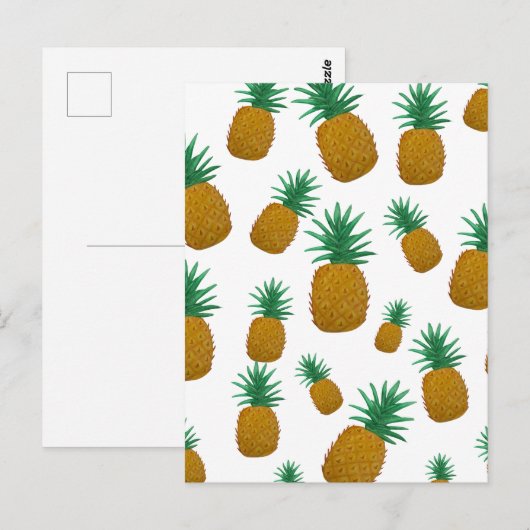 Dansende ananas briefkaart (Voorkant / Achterkant)