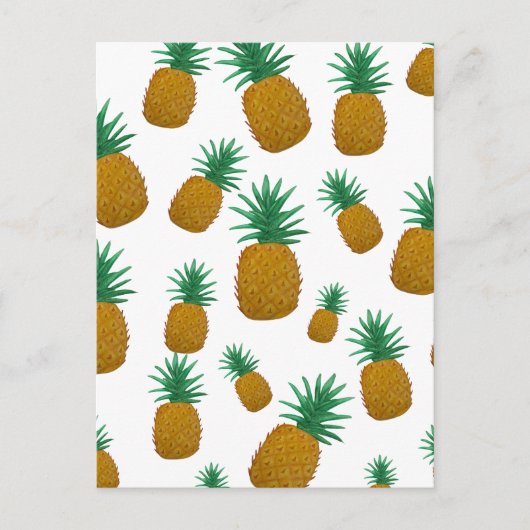 Dansende ananas briefkaart (Voorkant)