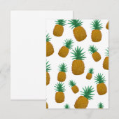Dansende ananas informatiekaartje (Voorkant / Achterkant)