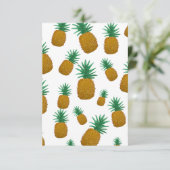 Dansende ananas informatiekaartje (Staand voorkant)