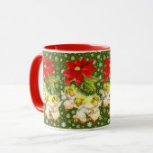 Dansende Baby Angels kerstMok Mok (Voorkant links)