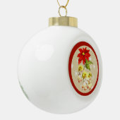 Dansende Baby Angels kerstversiering Keramische Bal Ornament (Links)