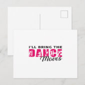 Dansende Ballerina Dance Queen Dancer Gift Idee Briefkaart (Voorkant / Achterkant)