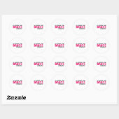 Dansende Ballerina Dance Queen Dancer Gift Idee Ronde Sticker (Vel)