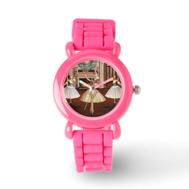 Dansende Ballerina en Nutkraker Watch Horloge (Voorkant)