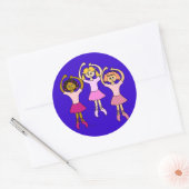 Dansende Ballerina Stickers (Envelop)