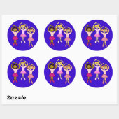 Dansende Ballerina Stickers (Vel)