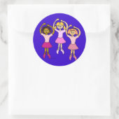 Dansende Ballerina Stickers (Tas)