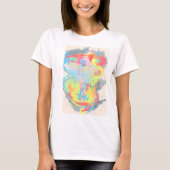 Dansende Ballerina - Waterverf T-shirt (Voorkant)