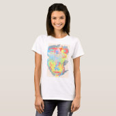 Dansende Ballerina - Waterverf T-shirt (Voorkant volledig)