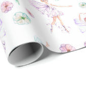 Dansende Ballerina Wrapping Papier (Rol Hoek)