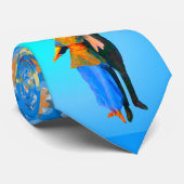 Dansende balroom-honden stropdas (Opgerold)