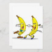 Dansende banaanuitvindingen kaart (Voorkant / Achterkant)