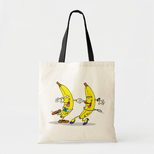 Dansende bananen Canvas tas (Voorkant)