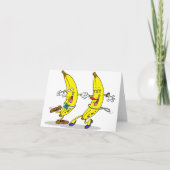 Dansende bananen Note Cards Kaart (Voorkant)