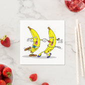 Dansende bananen Papieren servetten (Insitu)