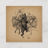 Dansende Beer Circus Art Informatiekaartje (Voorkant)