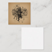 Dansende Beer  Circus Art Informatiekaartje (Voorkant / Achterkant)