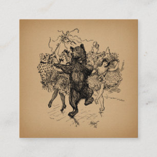 Dansende Beer  Circus Art Informatiekaartje