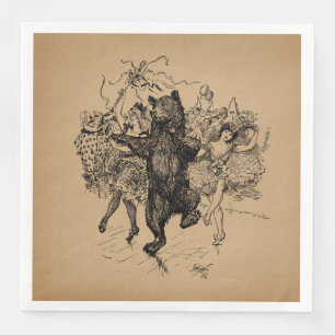 Dansende Beer  Circus Art Servet