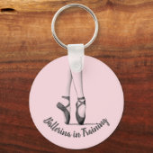 Dansende benen - Je kiest voor tekst en kleur Sleutelhanger (Voorkant)