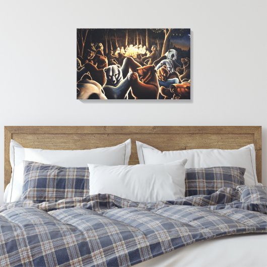 Dansende Beren Art Prints Beer Art Posters (Insitu (Slaapkamer))