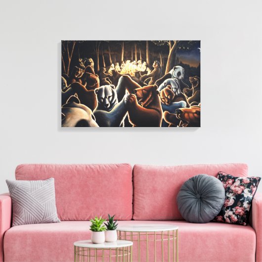 Dansende Beren Art Prints Beer Art Posters (Insitu (Woonkamer))