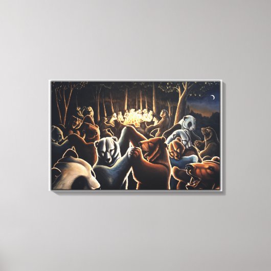 Dansende Beren Art Prints Beer Art Posters (Voorkant)