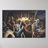 Dansende Beren Art Prints Beer Art Posters (Voorkant)