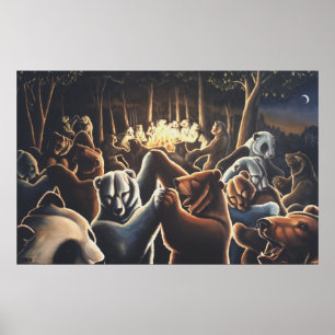 Dansende Beren Art Prints Beer Art Posters