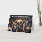 Dansende Beren Groeten Custom Kaarten Art Kaarten (Voorkant)