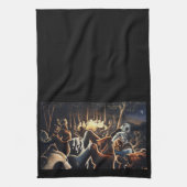 Dansende Beren Handdoeken Dieren Beer Tea Towel (Verticaal)
