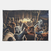 Dansende Beren Handdoeken Dieren Beer Tea Towel (Horizontaal)
